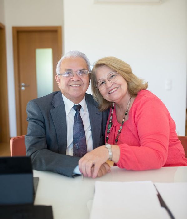 Friendly female business professional with warm smile