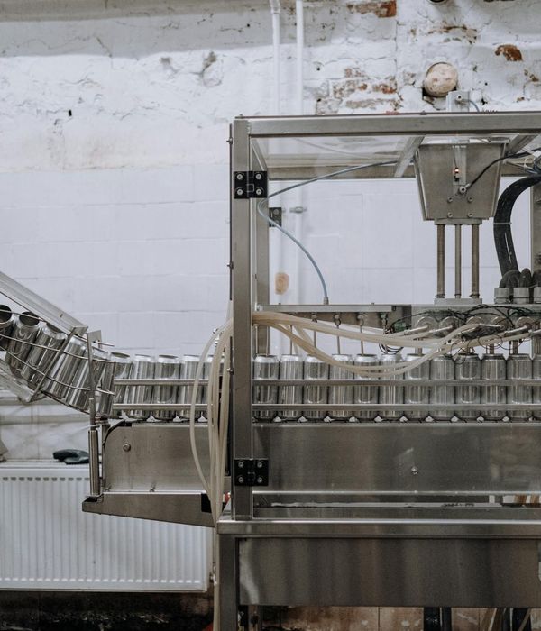 Industrial manufacturing facility with automated production systems