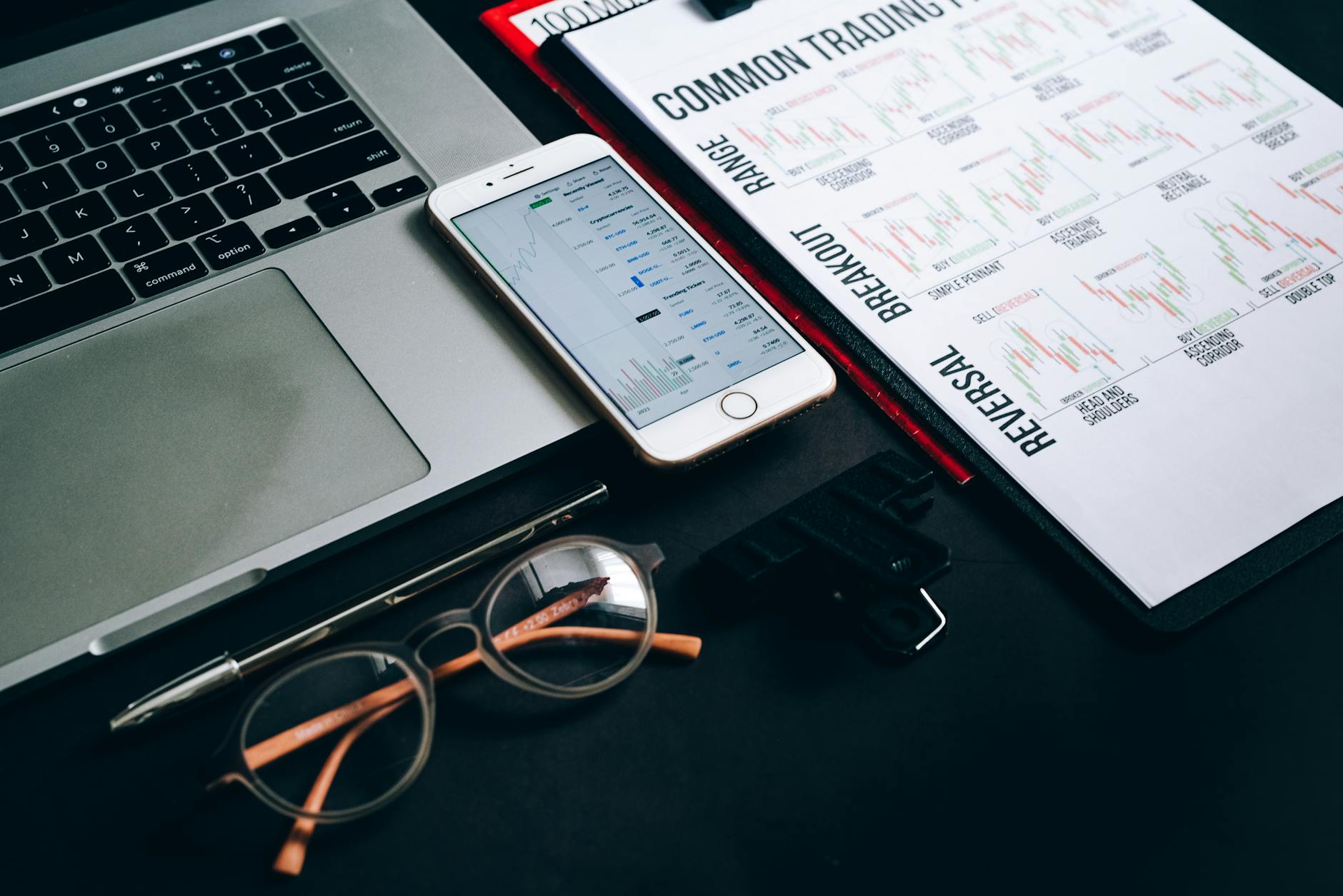 Modern business analytics dashboard with financial charts and graphs