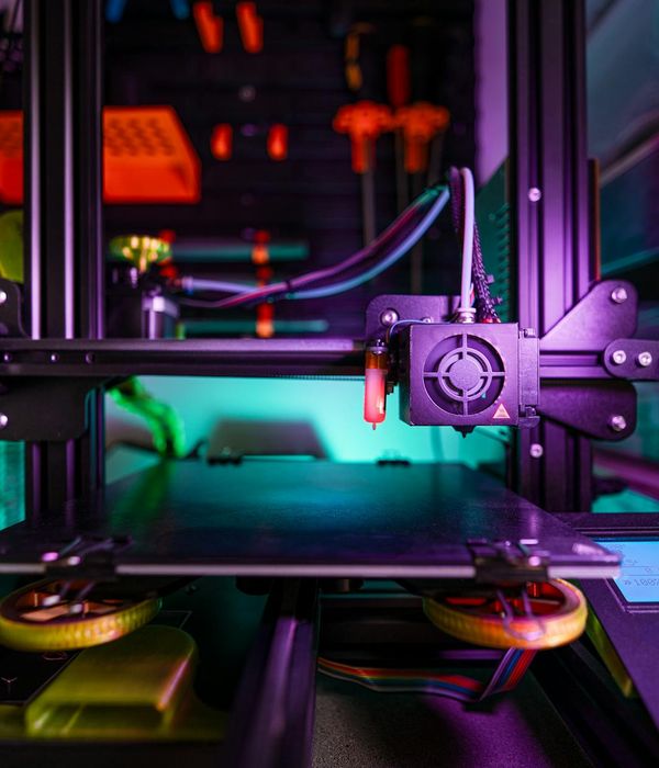 Modern manufacturing plant with automated assembly lines